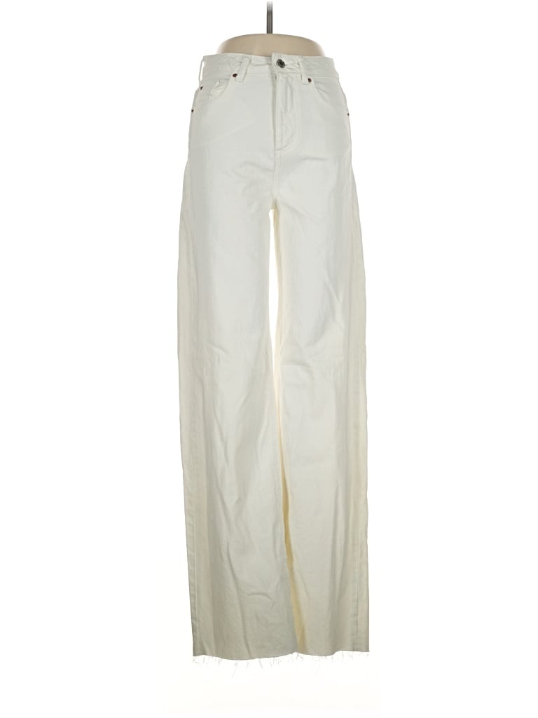 Pre-owned Primark Jeans In Ivory