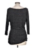 H&M 100% Viscose Gray 3/4 Sleeve Top Size L - photo 2