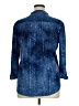 New Directions Stars Blue 3/4 Sleeve Blouse Size XL - photo 2