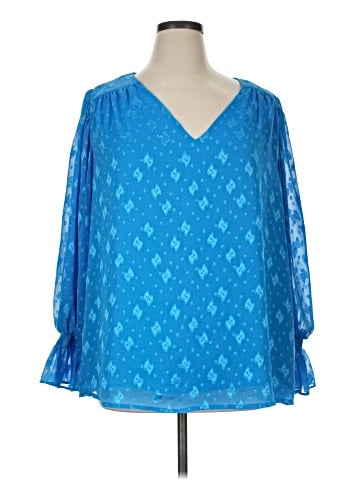 Entro 3/4 Sleeve Blouse (view 1)