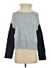 Twik Color Block Blue Turtleneck Sweater Size S - photo 1