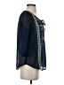 Ya Los Angeles Blue 3/4 Sleeve Blouse Size S - photo 4