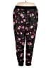 Adore Me Floral Black Casual Pants Size 2X - photo 1