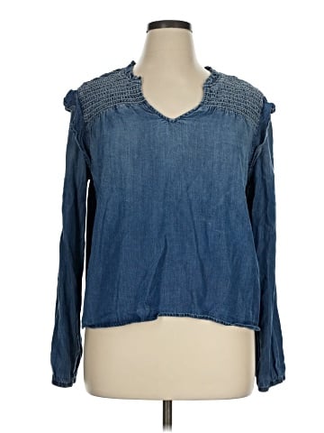 Cloth & Stone Long Sleeve Blouse (view 1)