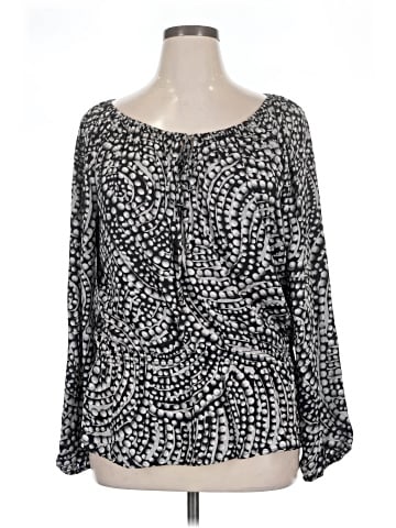 Ellen Tracy Long Sleeve Blouse (view 1)