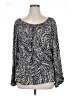 Ellen Tracy 100% Polyester Silver Long Sleeve Blouse Size XL - photo 1