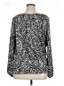 Ellen Tracy 100% Polyester Silver Long Sleeve Blouse Size XL - photo 2