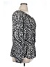 Ellen Tracy 100% Polyester Silver Long Sleeve Blouse Size XL - photo 4