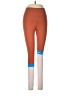 Nike Color Block Orange Brown Leggings Size M - photo 1