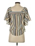 Moa Moa Ivory Short Sleeve Blouse Size XS - photo 2