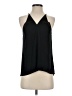 Ann Taylor LOFT 100% Polyester Black Sleeveless Blouse Size XS - photo 1