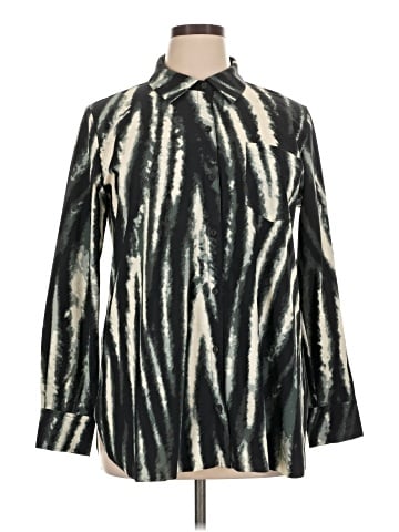 Lyssé Long Sleeve Button-Down Shirt (view 1)
