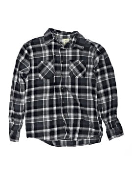 Faded Glory Long Sleeve Button Down Shirt