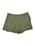 J.Crew 100% Linen Solid Green Shorts Size 4 - photo 2