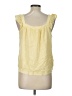 Jun & Ivy 100% Polyester Yellow Sleeveless Blouse Size L - photo 2