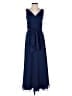 DB Studio 100% Polyester Blue Cocktail Dress Size 12 - photo 1