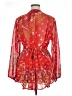 LYS 100% Polyester Red 3/4 Sleeve Blouse Size 1X - photo 2