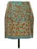Nicole Miller Collection Paisley Teal Formal Skirt Size 4 - photo 1
