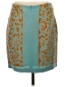 Nicole Miller Collection Paisley Teal Formal Skirt Size 4 - photo 2