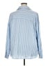 Unbranded 100% Polyester Stripes Blue Long Sleeve Blouse Size 4X - photo 2