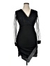 Unbranded 100% Polyester Black Cocktail Dress Size XL - photo 1