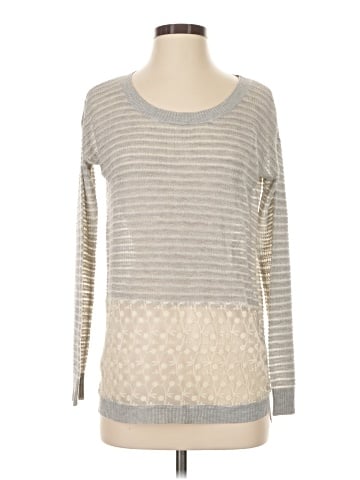 Hem & Thread Pullover Sweater (view 1)