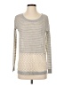 Hem & Thread Silver Pullover Sweater Size S - photo 1