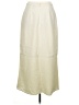 Larry Levine Solid Ivory Formal Skirt Size 4 - photo 2