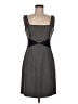 Sophia Eugene 100% Wool Chevron-herringbone Gray Cocktail Dress Size 6 - photo 1