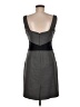 Sophia Eugene 100% Wool Chevron-herringbone Gray Cocktail Dress Size 6 - photo 2