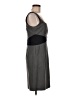 Sophia Eugene 100% Wool Chevron-herringbone Gray Cocktail Dress Size 6 - photo 4