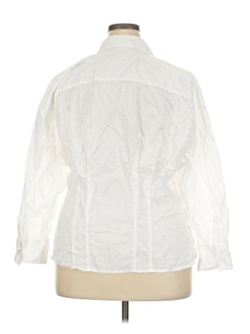 Banana Republic Factory Store 3/4 Sleeve Button-Down Shirt (view 2)