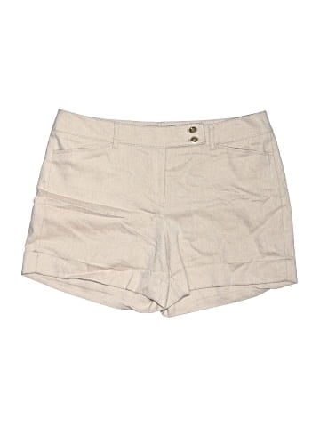 White House Black Market Khaki Shorts (view 1)
