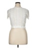 Self Esteem 100% Rayon Ivory Short Sleeve Turtleneck Size XL - photo 1