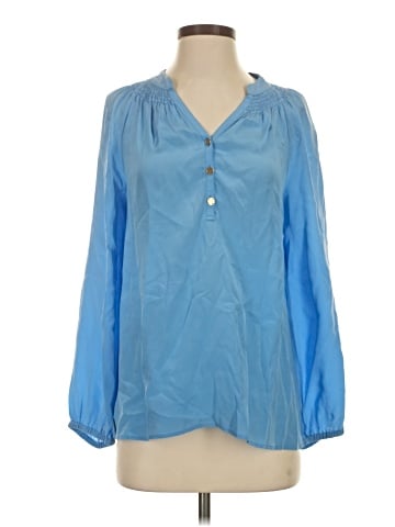 Lilly Pulitzer Long Sleeve Silk Top (view 1)