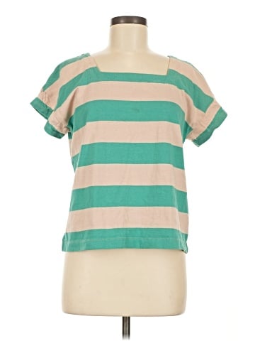 Madewell Knit Square-Neck Top in Stripe (view 1)