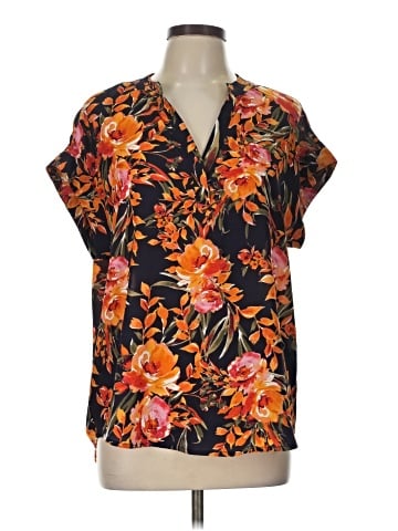 Cynthia Steffe Short Sleeve Blouse (view 1)