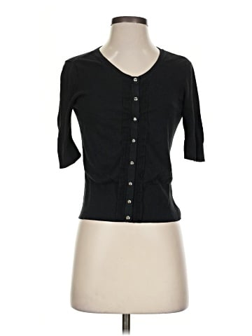 White House Black Market Silk Cardigan (view 1)