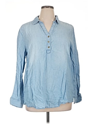 Style&Co 3/4 Sleeve Button-Down Shirt (view 1)
