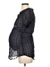 Motherhood Black Short Sleeve Top Size S - photo 5
