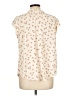 Monday Fun Ivory Short Sleeve Blouse Size L - photo 2