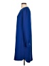 J.Crew 100% Polyester Solid Blue Casual Dress Size 10 (tall) - photo 5