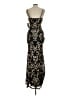 Betsy & Adam Black Gold Cocktail Dress Size 10 - photo 2