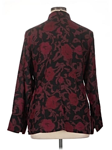 Sigrid Olsen Long Sleeve Silk Top (view 2)