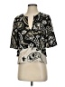 BCBGMAXAZRIA 100% Polyester Black Short Sleeve Blouse Size XS - photo 1