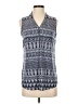 Ivanka Trump Blue Sleeveless Blouse Size XS - photo 1