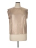 Porridge Metallic Gold Sleeveless Blouse Size XL (4) - photo 1
