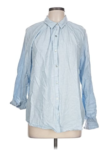 Laura Ashley Long Sleeve Button-Down Shirt (view 1)