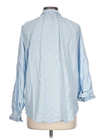 Laura Ashley Long Sleeve Button-Down Shirt (view 2)