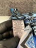 Bob Mackie Print Blue Long Sleeve Blouse Size L - photo 8
